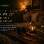 Evde Huzurlu Bir Sohbet Ortamı Nasıl Kurulur?