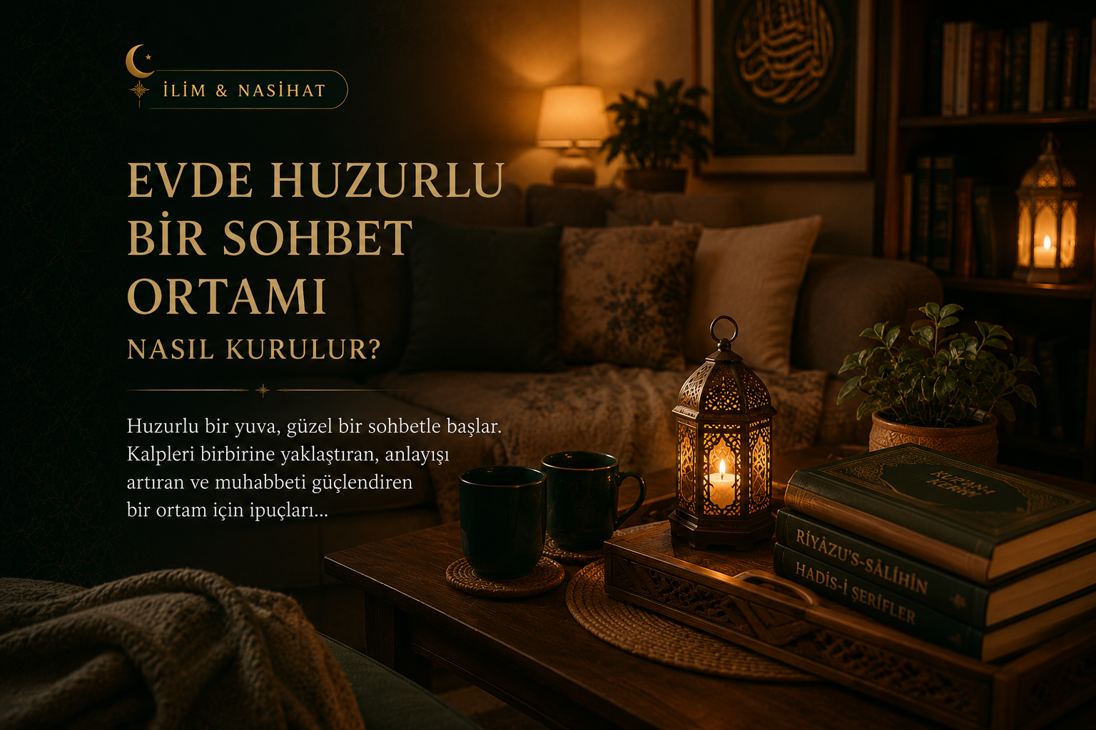 Evde Huzurlu Bir Sohbet Ortamı Nasıl Kurulur?