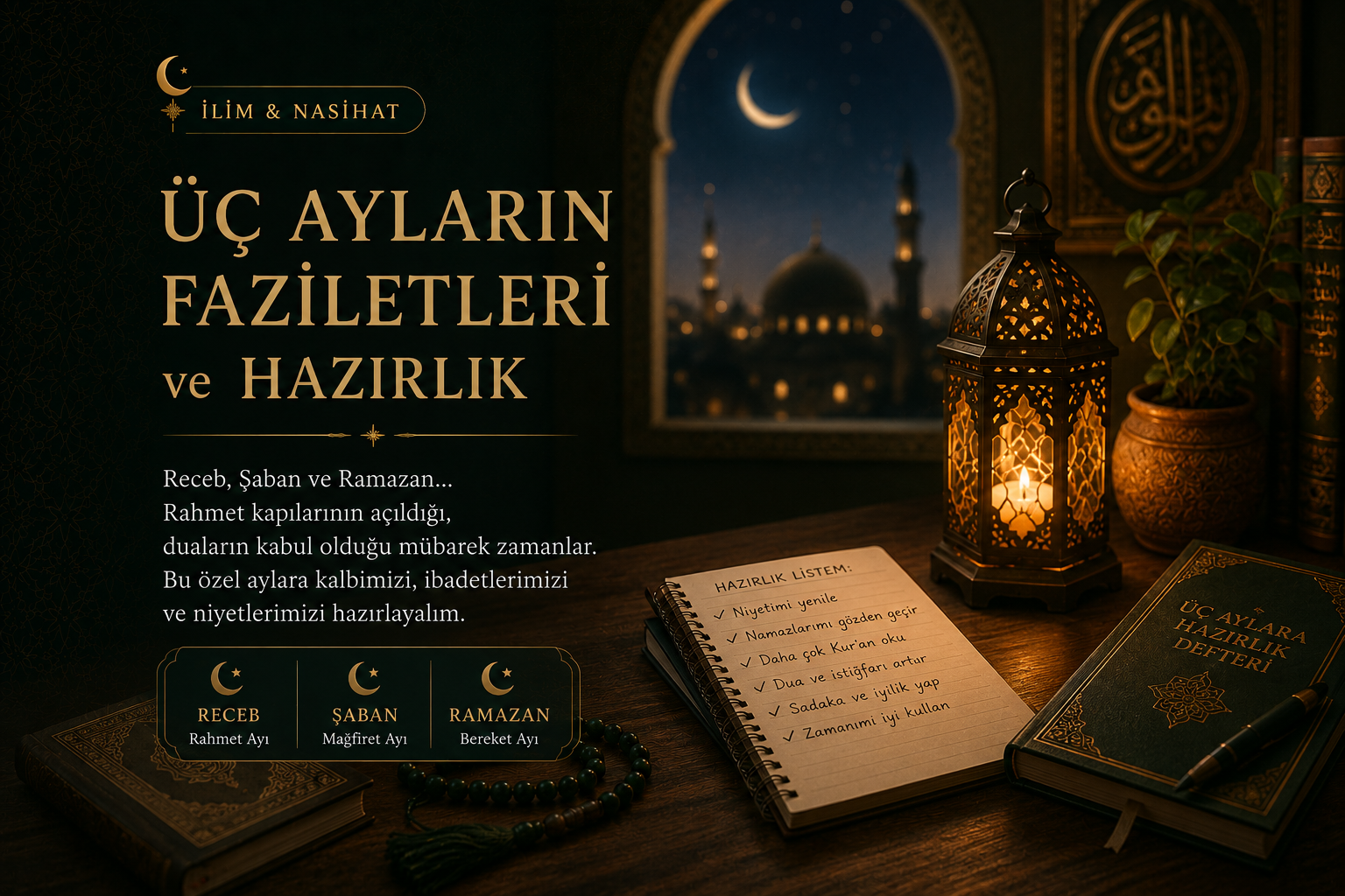Üç Ayların Faziletleri ve Hazırlık