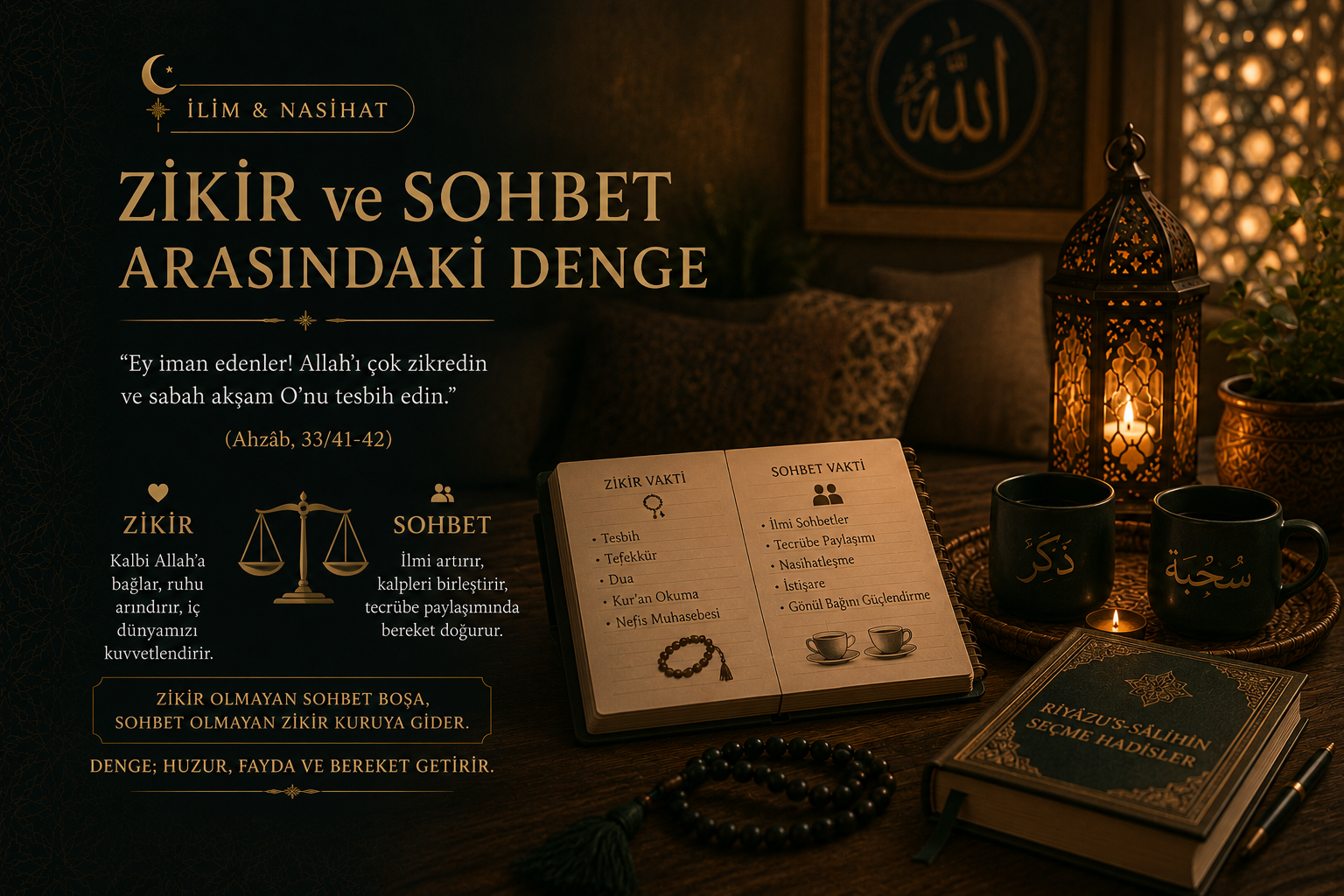 Zikir ve Sohbet Arasındaki Denge